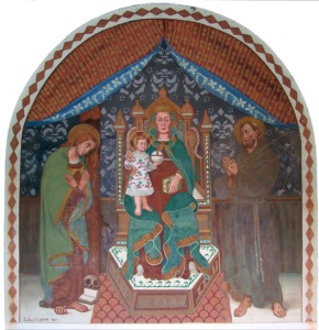 Giovanni Battista Ciolina, Maestà con Maria Maddalena e Sa...